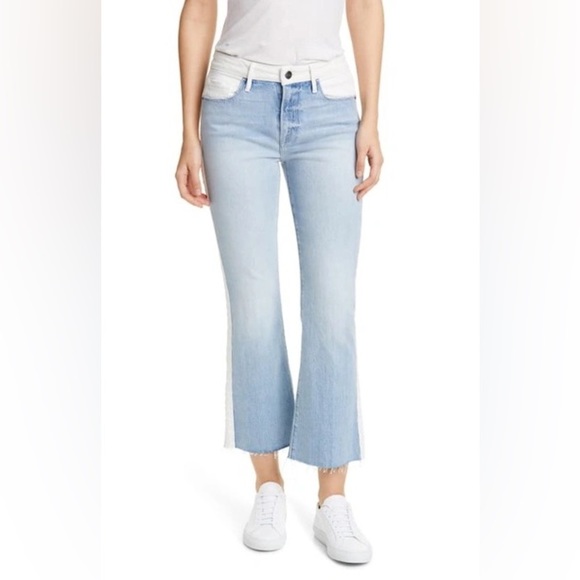 BUNDLE 3 for $75 
FRAME “Le crop mini boot” Olin color block tuxedo stripe jeans - Picture 5 of 9